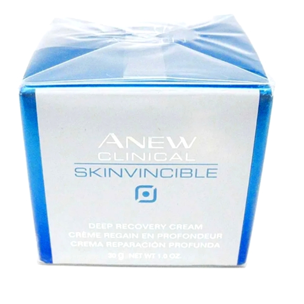 Avon Anew Clinical Skinvincible Deep Recovery Cream Full Size Jar 1.0 OZ